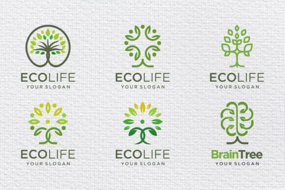 Abstract Tree Logo Design — SVG Graphics & Logos
