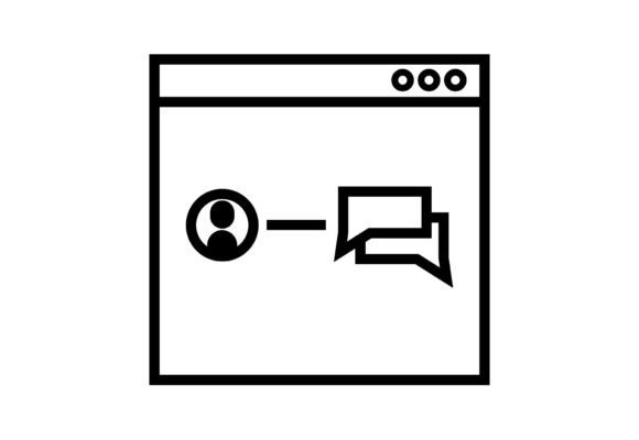 Community SEO & Web Symbol: Minimalist Icons & Graphics
