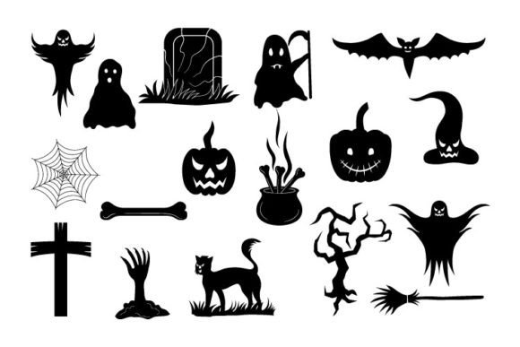 Halloween Elements Vector for Websites & Graphics