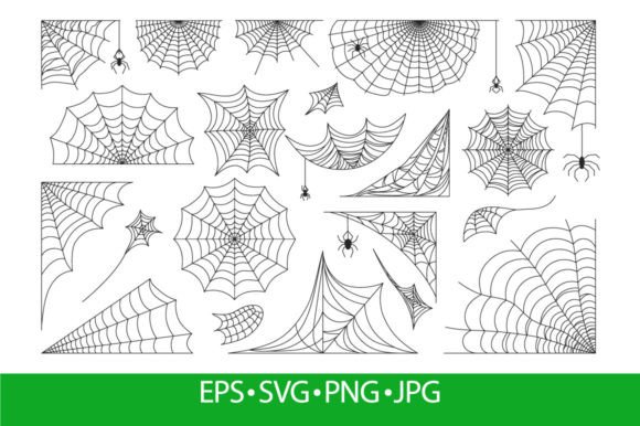 Halloween Spider Web Graphics for Crafts