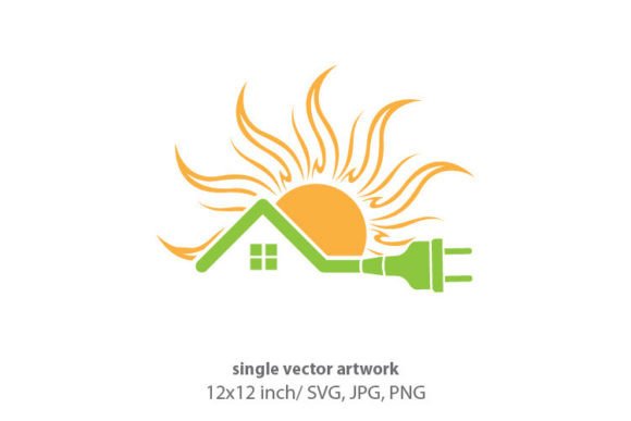 House and Sun: Clean SVG Graphics & Icons for Brand Storytelling