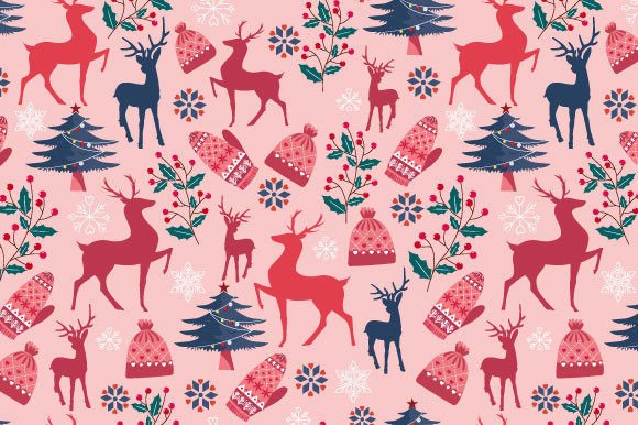 Merry Christmas Pattern Design: Premium Graphics & Patterns