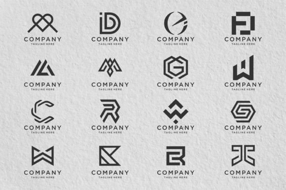 Monogram Logo Design Graphics & Logos — Part 3