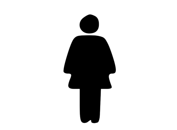 New Web Ding Lady Icon: Graphics for Crafts