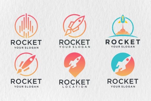 Rocket Logo Design – SVG File for Logos & Graphics