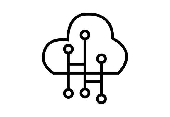 Web Cloud Vectorize Image: Minimalist Icons & Graphics